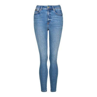 ZOE CONTOUR CURVY MID WASH SKINNY