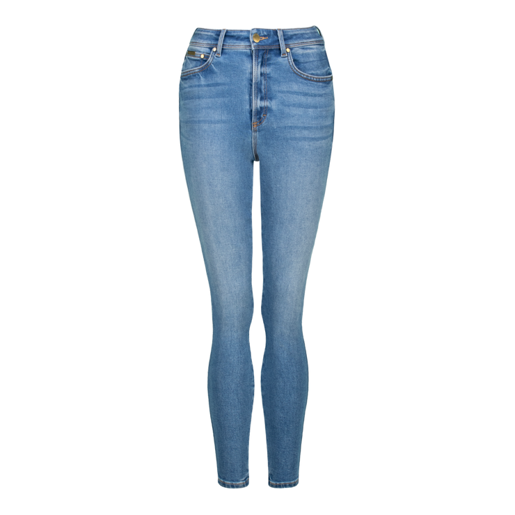 ZOE CONTOUR CURVY MID WASH SKINNY