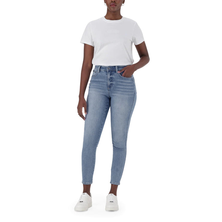 ZOE CONTOUR CURVY MID WASH SKINNY