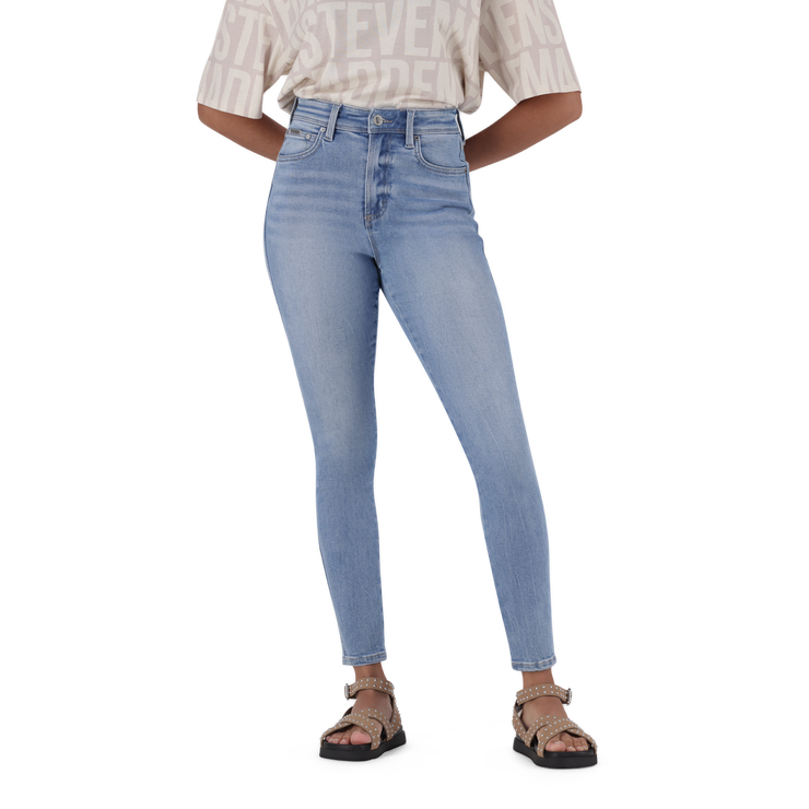 ZOE CONTOUR CURVY MID WASH SKINNY