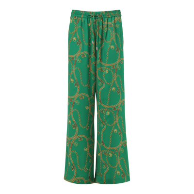 WENDY GREEN WIDE LEG PANT