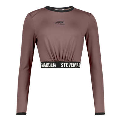 TIANA DARK TAUPE ACTIVE TOP